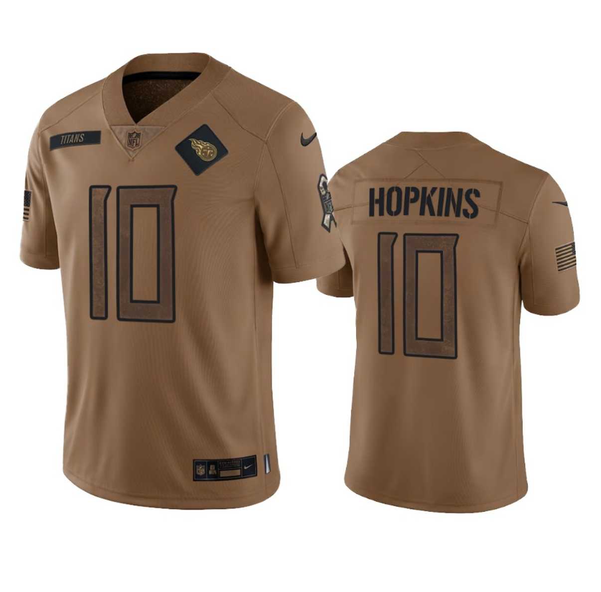 Men's Tennessee Titans #10 DeAndre Hopkins 2023 Brown Salute To Service Limited Jersey Dyin,We sell and wholesale Men's Tennessee Titans #10 DeAndre Hopkins 2023 Brown Salute To Service Limited Jersey Dyin on line form chian!